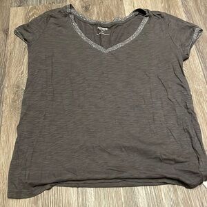 Women’s Express Medium Grey V neck